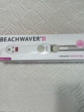 BRAND NEW GENUINE BEACHWAVER S1 1" CURLING IRON WAND IN BOX